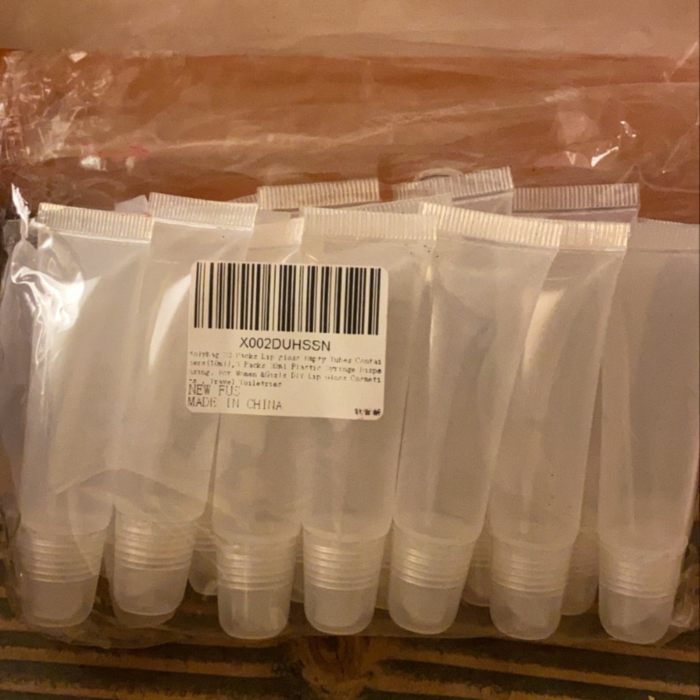 Empty lipgloss tubes